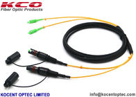 FTTH Outdoor 5G LSZH FTTA SC APC 1cores 5.0mm Optical Fiber Patch Cables