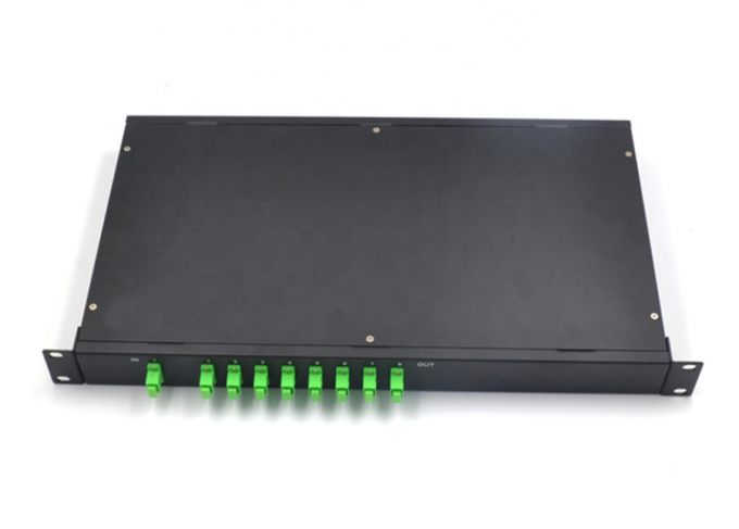 1×32 Fiber Optic PLC Splitter Patch Panel side view