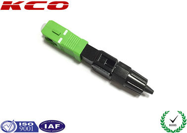 SC/APC Fiber Optic Fast Connector for FTTH 0.9mm Cable Field Installable Quick Assembly Connector