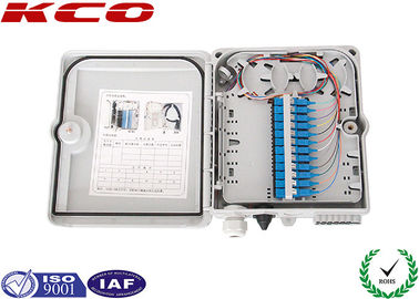 12cores 12 Ports Outdoor Wall Mount Fiber Termination Box ABS PC Material Full Fiber Optic Accessories