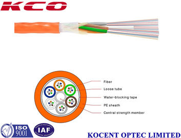 144 Fibers Non Metallic PE Sheath Air-Blowing Optical Fiber Cable for Outdoor Duct Air Blown Micro Cable Deployment