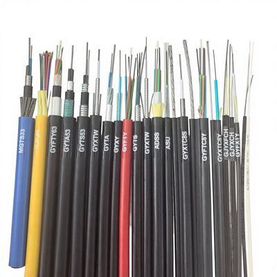 High Tension 2-144 Cores Single Mode Figure 8 Fiber Optic Cable Self-supporting Aerial Fiber Optic Cable