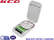 FTTH 8 Port Plastic FTB Fiber Optical Terminal Box SC/APC ABS PC Material KCO-FTB08C