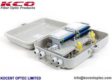 Outdoor IP65 Fiber Optic Termination Box with 48 Ports and 1*32 2*32 Splitter for Wall or Pole Mounting