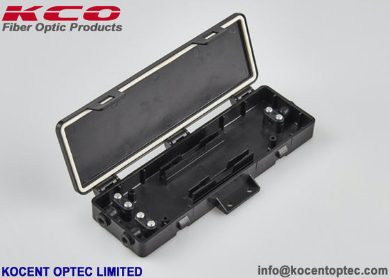 FTTH Inline Horizontal Fiber Optic Splice Closure 4 Core Fiber Optic Joint Closure with 3 Ports