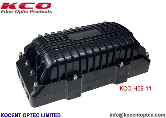 IP65 Outdoor Fiber Optic Splice Closure 3in 3out 72fo Fiber Optic Splice Enclosure for FTTH Networks