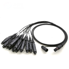 MPO MTP 12 Cores Optical Fiber Patch Cord For Telecom Tower Aviation Tactical Army