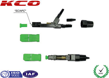 SC/APC Fiber Optic Fast Connector for FTTH 0.9mm Cable Field Installable Quick Assembly Connector