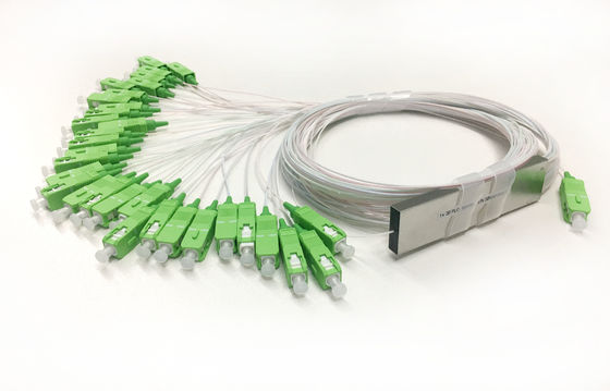 PLC 1x32 1:32 1*32 PLC Optical Splitter Mini Stahlrohr SC Steckverbinder 0,9mm LSZH