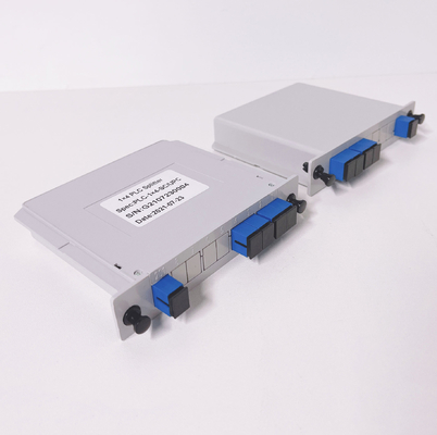 1x4 1:4 1*4 Kassettensperre Typ ABS Box PLC Splitter LGX Einfügungsfaseroptische Splitter