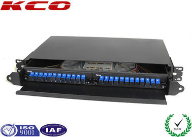19'' Fiber Optic Terminal Box / Fiber Optic Patch Panel 24 Cores With SC Pigtail