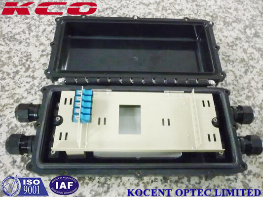 Waterproof 1x16 Optical Splitter Fiber Optic Splice Closure with 4 Cable Ports for Outdoor FTTH Networks