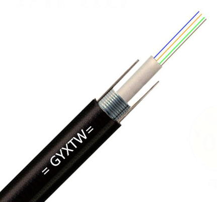 Multimode OM2 50/125 2 4 6 8 12 Kerne GYXTW 7.0 mm Zentralloose Tube Außenfaseroptisches Kabel