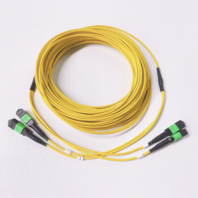 48F 2*24F 4*12F 6*8F SMF G657A MPO/APC Patch Jumpers MTP/APC 48fibers Multi-cores Optical Trunk Cable Key up to Key up