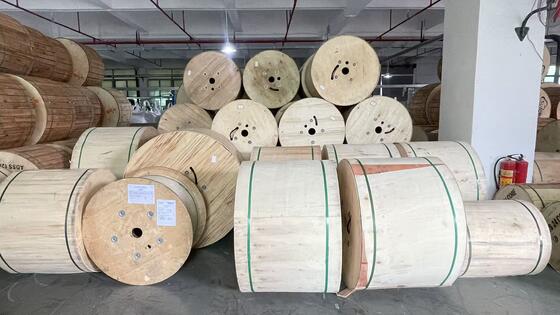 Outdoor GTYA53 Fiber Optic Cable for Direct Burial 4-144core Single Mode G652D Double Steel Tape Armored