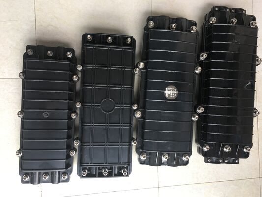 96 Cores 4 Ports ABS Plastic Fiber Optic Splice Closure Horizontal Fiber Optic Splice Enclosure for FTTH Inline Joint
