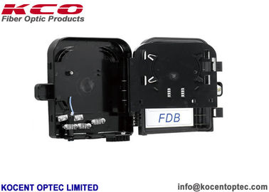 8 Port Fiber Optic Terminal Box KCO-FBD-08C ABS Black 1*8 Opitcal Splitter SC/UPC