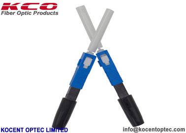 SOC Splice On Fiber Optic Fast Connector with 0.2dB Insertion Loss 55dB Return Loss for 3mm Drop Cable FTTH FTTA Field Assembly