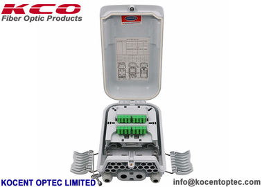 Outdoor IP65 16 Ports Fiber Optic Termination Box with 16 Fibers Capacity for FTTH Applications