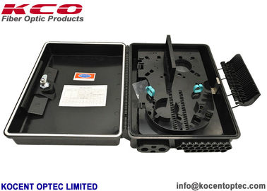 24 Core Fiber Optic Terminal Box with ABS PC Material and 24 Ports for FTTH Distribution