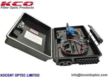 24 Core Outdoor IP65 Fiber Optic Termination Box with 24 Ports for FTTH Drop Cable