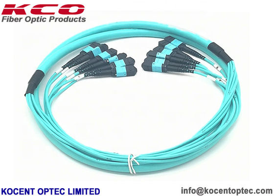 48 Core MPO MTP Patch Cord OM3 OM4 OM5 LSZH MPO Fiber Patch Cable for High Density Data Center