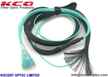 MTP-Faseroptik-Lkw-Kabel MPO 12LC OM3 OM4 mit ziehbarem Augenschutzrohr