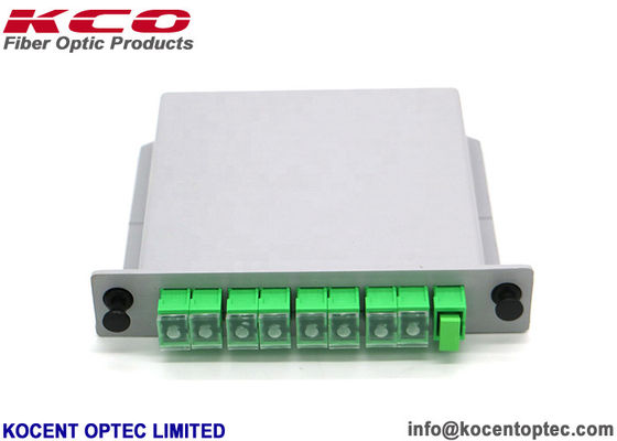 Rack Mountable Corrosion Resistant Fiber Optic Splitter with Wide Wavelength Bandwidth and LGX Box