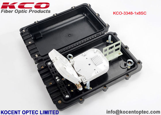 1x8 Fiber Optic Splitter 4 Ports Wall Mount Fiber Optic Splice Closure Fiber Optic Enclosure Box