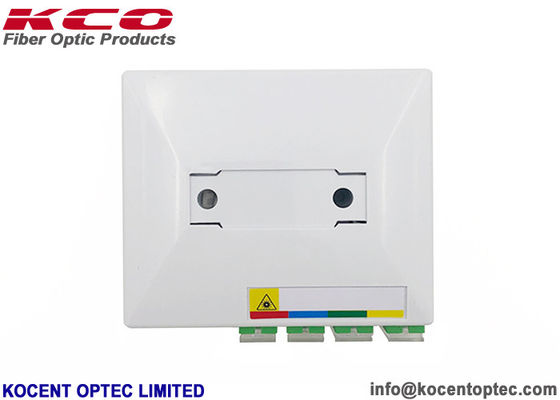 IP55 Wall Mount 8cores SC/APC Fiber Optic Faceplate Socket with 4 Ports SC Simplex and 8 Ports LC Duplex
