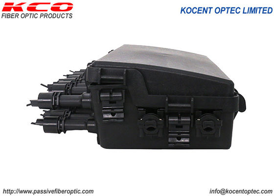 IP68 Waterproof Aerial Pole-mount Fiber Optic Splice Closure with 1x16 PLC Splitter SC APC NAP Box