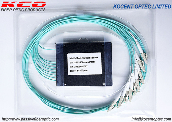 MM OM2 OM3 OM4 Glasfaser-Multimode-Splitter 1*8 1*4 1*16 1*2 ABS-Box Typ