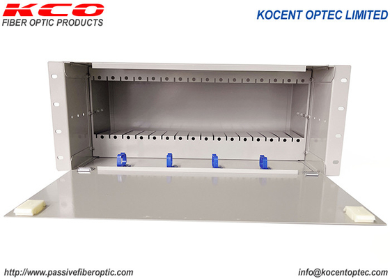 4U 16 Slot LGX PLC Optica FIbra Splitter Rack Mount Chassis Box für FTTH FTTx