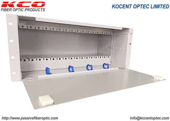 PON FTTH FTTX 19'' 4U Glasfaser PLC Splitter 14 Schlitze 16 Schlitze Chassic ODF Patch Panel